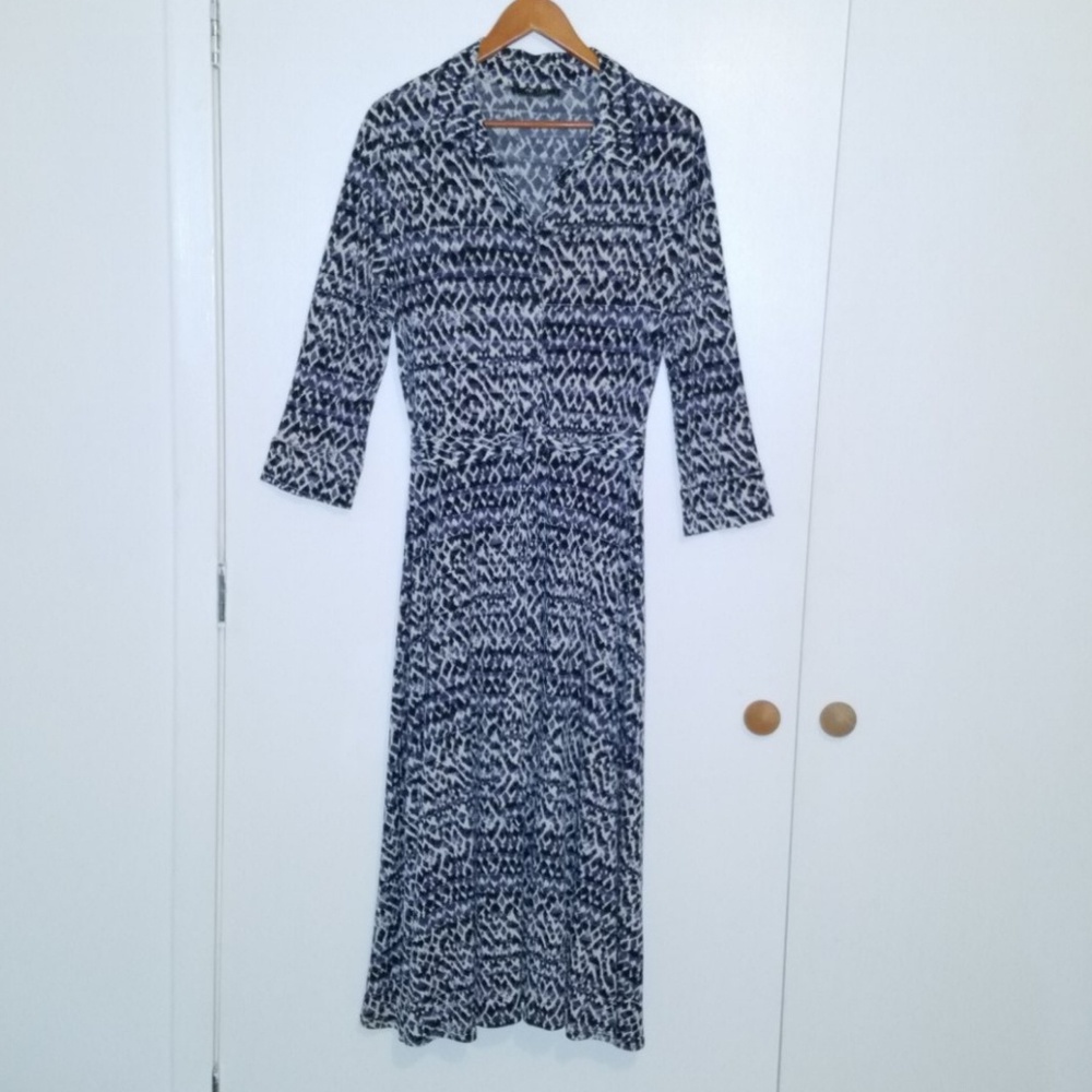 Lily Collard Dress. Stunning Geometric Design.